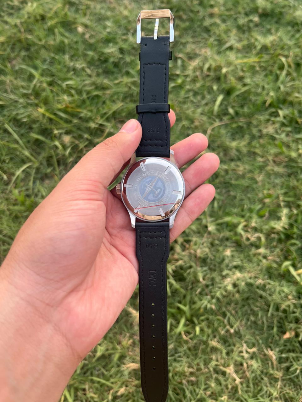 Mark XVIII Pilot's Watch - Premium White Dial - Black Leather Strap