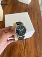 Pilot’s Chronograph Watch - Classic Black/Khaki Dial - Brown Leather Strap