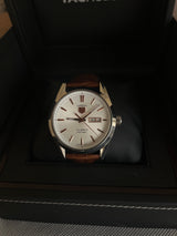 Carrera Clibre 5 - White Dial - Brown Leather Strap