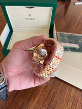 Land Dweller - White Dial - Gold Bracelet