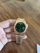 Day Date 36mm - Emerald Green - Gold Bracelet