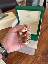 Day-Date - Olive Dial - Rose Gold Case and Bracelet - 40mm