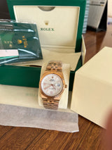 Land Dweller - White Dial - Gold Bracelet