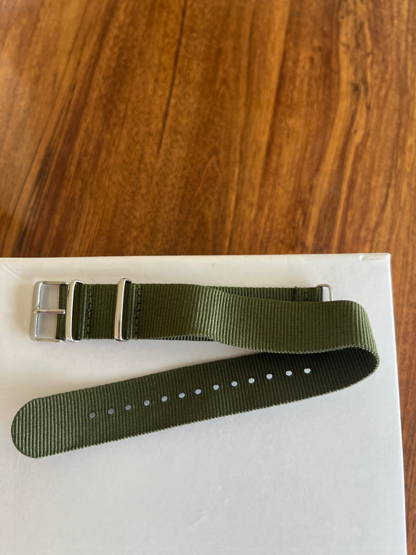 Pilot's Chronograph Watch - Black Dial - Nato Strap
