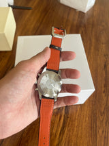 Pilot’s Chronograph Watch - Classic Black/Khaki Dial - Brown Leather Strap