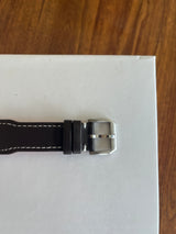 Mark XVIII Pilot's Watch - Classic Black/Khaki Dial Matt Silver Case - Brown Leather Strap