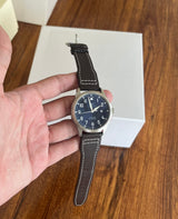 Mark XVIII Pilot's Watch - Blue Dial - Brown Leather Strap