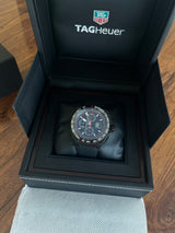 Formula 1 Chronograph Watch - Matt Black Dial - Black Silicone Strap