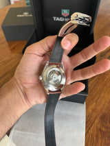 Carrera Clibre 5 - White Dial - Brown Leather Strap