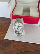 Aquatera - White Dial - Stainless Steel Bracelet