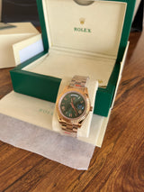 Day-Date - Olive Dial - Rose Gold Case and Bracelet - 40mm