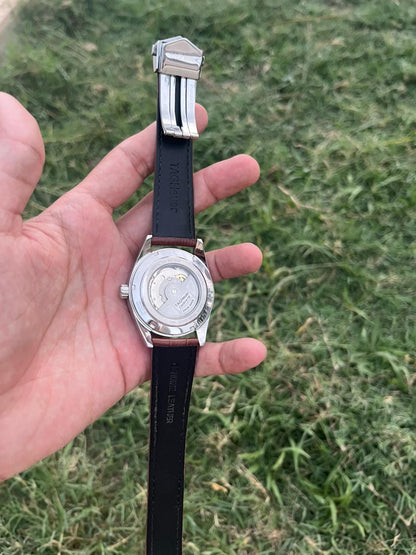 Carrera Clibre 5 - White Dial - Brown Leather Strap