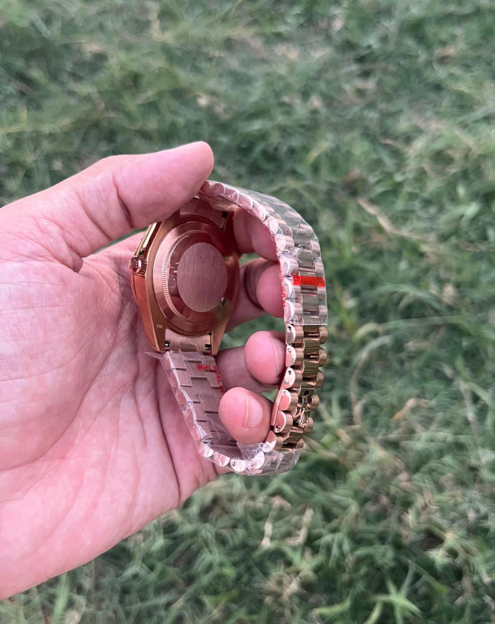 Day-Date - Olive Dial - Rose Gold Case and Bracelet